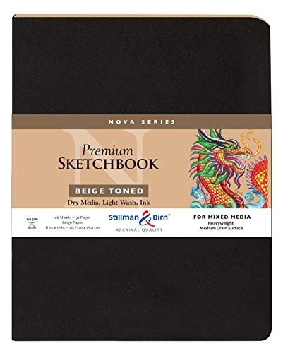 Stillman & Birn Nova Softcover Sketchbook, Beige, 8x10 Inches Stillman & Birn Nova Softcover Sketchbook, Beige, 8x10 Inches von Stillman & Birn