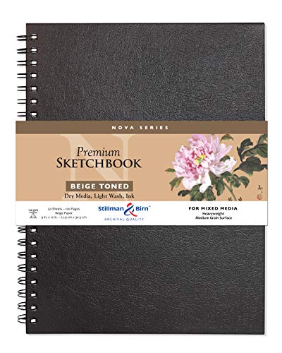 Stillman & Birn Nova Wirebound Sketchbook, Beige, 9x12 Inches von Stillman & Birn