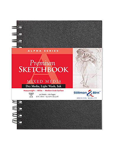 Stillman & Birn Skizzenbuch ALPHA Spiral, 50 Blatt, 150 g, 15, 2 x 20, 3 cm Stillman & Birn Skizzenbuch ALPHA Spiral, 50 Blatt, 150 g, 15, 2 x 20, 3 cm von Stillman & Birn