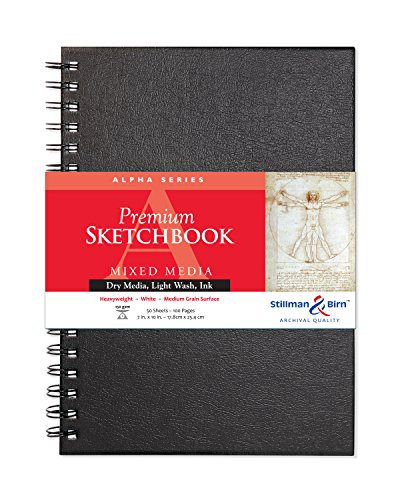 Stillman & Birn Skizzenbuch ALPHA Spiral, 50 Blatt, 150 g, 17, 8 x 25, 4 cm Stillman & Birn Skizzenbuch ALPHA Spiral, 50 Blatt, 150 g, 17, 8 x 25, 4 cm von Stillman & Birn