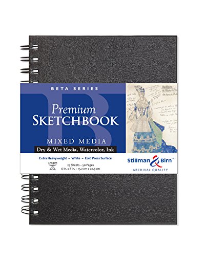 Stillman & Birn Skizzenbuch BETA Spiral, 25 Blatt, 270 g, 15, 2 x 20, 3 cm Stillman & Birn Skizzenbuch BETA Spiral, 25 Blatt, 270 g, 15, 2 x 20, 3 cm von Stillman & Birn