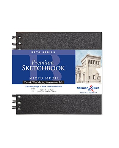 Stillman & Birn Skizzenbuch BETA Spiral, 25 Blatt, 270 g, 17, 8 x 17, 8 cm Stillman & Birn Skizzenbuch BETA Spiral, 25 Blatt, 270 g, 17, 8 x 17, 8 cm von Stillman & Birn