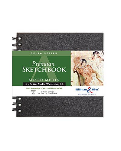Stillman & Birn Skizzenbuch DELTA Spiral, 25 Blatt, 270 g, 17, 8 x 17, 8 cm Stillman & Birn Skizzenbuch DELTA Spiral, 25 Blatt, 270 g, 17, 8 x 17, 8 cm von Stillman & Birn