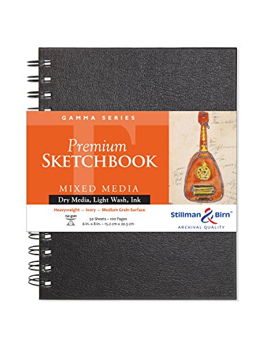 Stillman & Birn Skizzenbuch GAMMA Spiral, 50 Blatt, 150 g, 15, 2 x 20, 3 cm Stillman & Birn Skizzenbuch GAMMA Spiral, 50 Blatt, 150 g, 15, 2 x 20, 3 cm von Stillman & Birn