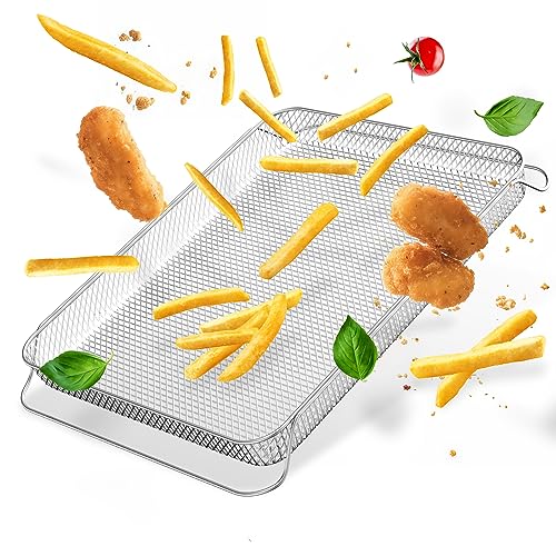 Original Airfryer-Einsatz für Stillstern 60L Minibackofen (geeignet für: MB60-MX 2G), Airfryer-Backblech, Airfryer-Rost von Stillstern