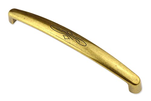 Bogengriff Valenzia Gold mit Gravur 14 x 138 - Qualität aus Europa seit 1998 von Stilmelange