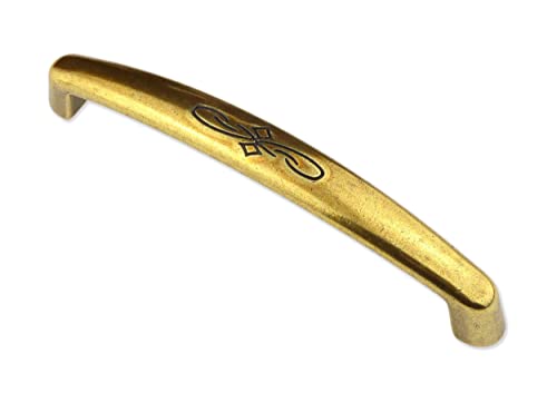 Bogengriff Valenzia Gold mit Gravur klein 12 x 105 - Qualität aus Europa seit 1998 von Stilmelange