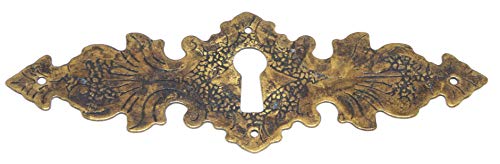 Schlüsselblatt Florientina Messing Antik 42 x 130 - Stilmelange Qualität aus Europa seit 1998 von Stilmelange