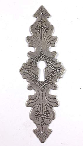 Schlüsselblatt Florientina altsilbern 42 x 130 - Stilmelange Qualität aus Europa seit 1998 von Stilmelange