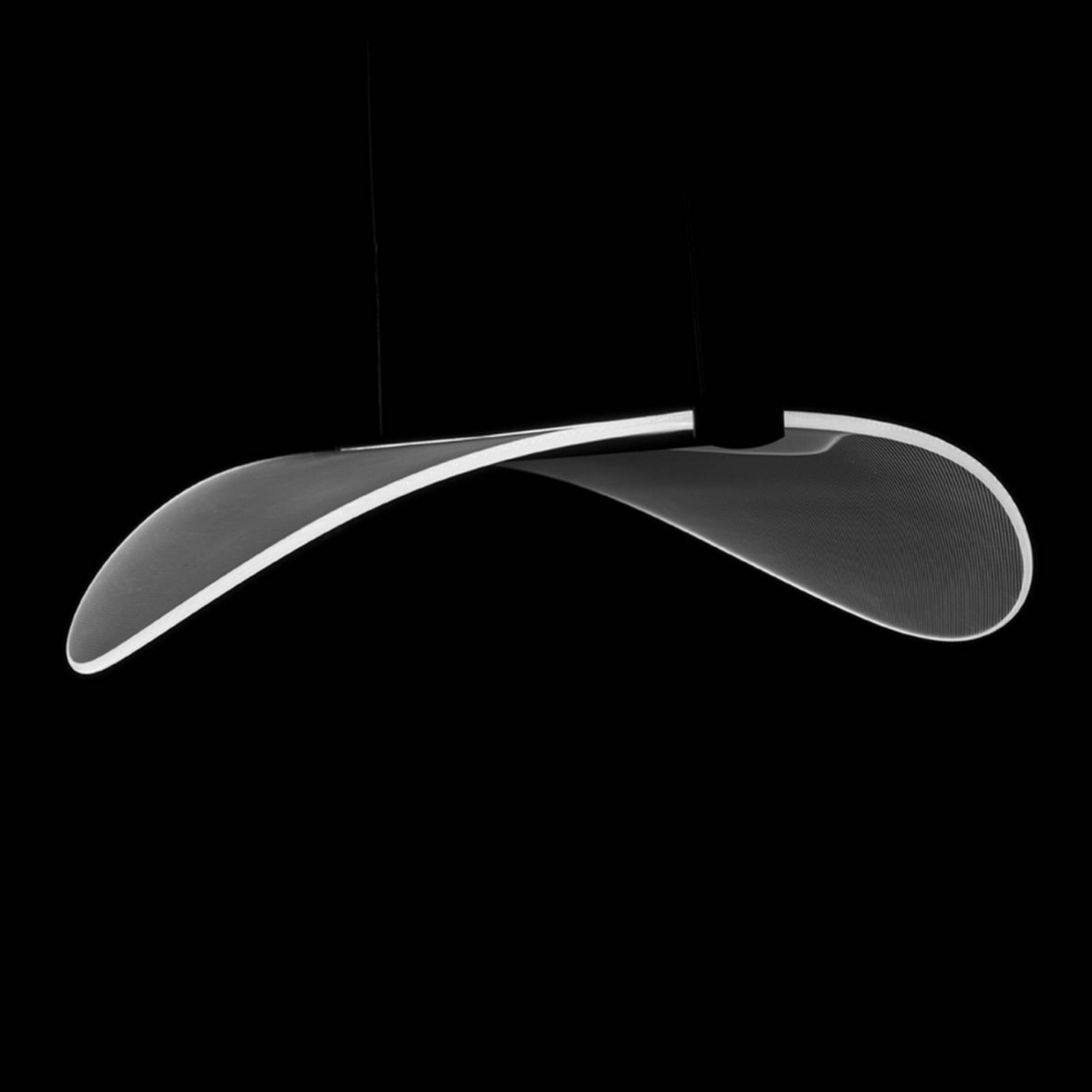 Stilnovo Diphy LED-Hängelampe, 1-fl., Phase, 76 cm von Stilnovo