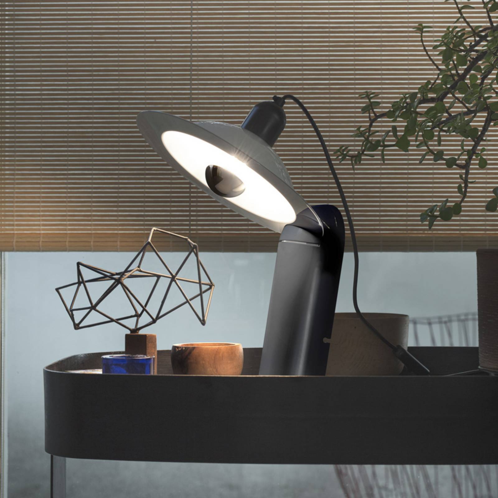 Stilnovo Lampiatta LED-Wand-/Tischleuchte, schwarz von Stilnovo