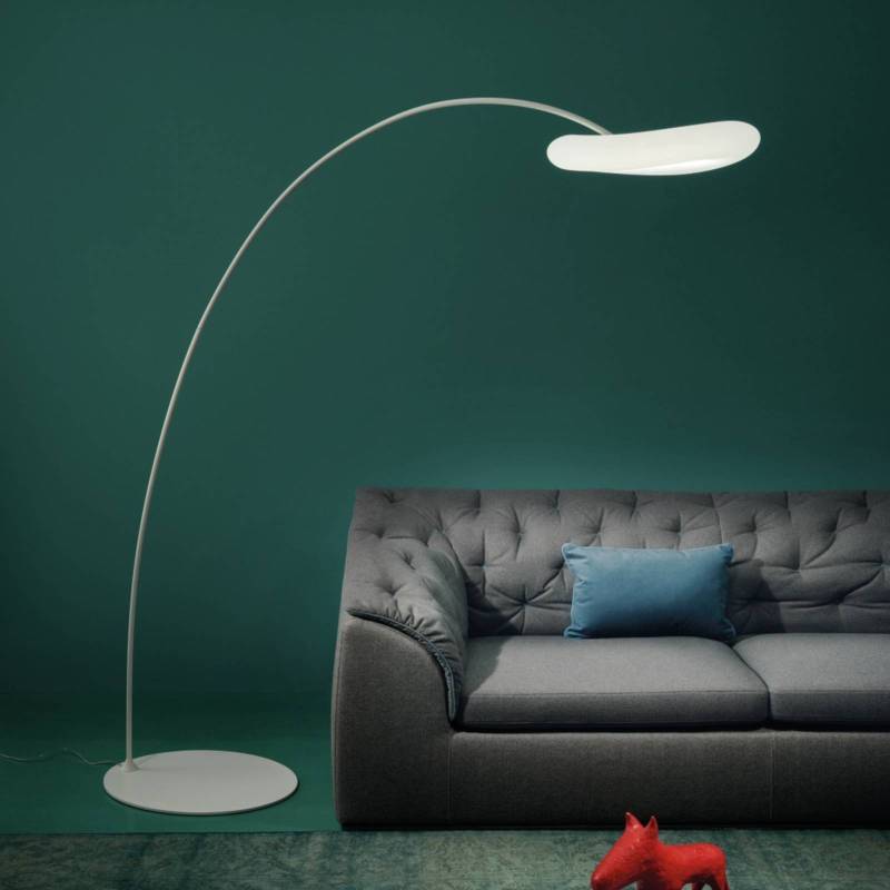 Stilnovo Mr. Magoo LED-Bogenleuchte, dimmbar, Ra90 von Stilnovo