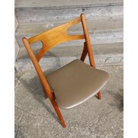 Hans J. Wegner Teak Teakholz Stuhl Ch29 Armlehnstuhl Schreibtischstuhl Carl Hansen von Stilsafari