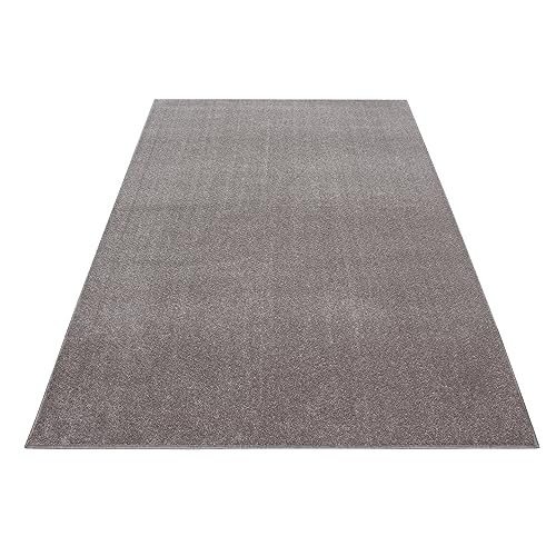 Stilvoll Günstig by ELMM Teppich Wohnzimmer Schlafzimmer Beige 60 x 100 Unicolor - Einfarbig Kurzflor von Stilvoll Günstig by ELMM