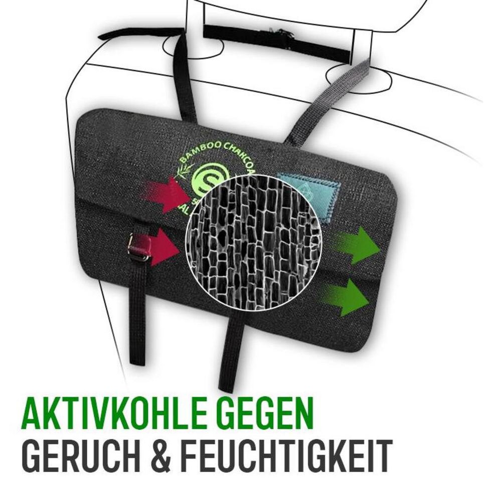 Stimio Anti-Geruchs-Säckchen Raumduftverbesserer, Luftreinigungsbeutel für das Auto (1-St), Geruchsneutralisierer aus Bambus- Aktivkohle von Stimio