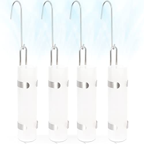 Stimo 4er SET Luftbefeuchter Heizung Wasserverdunster für Heizkörper Edelstahl Glas (Glas, 4x) von Stimo