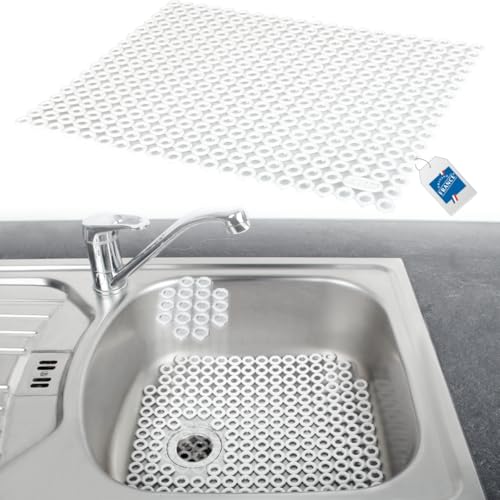 Stimo Premium Spülmatte zuschneidbar 40,5 x 33 cm Spülbeckeneinlage robuste Spülbeckenmatte Stimo Premium Spülmatte zuschneidbar 40,5 x 33 cm Spülbeckeneinlage robuste Spülbeckenmatte von Stimo