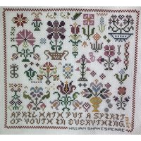 William Shakespeare Zitat Kreuzstichmuster, Einweihungsgeschenk von StitcheryByCheeChee