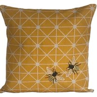 Biene, Bestickt, Kissenbezug, 30x30 cm, Letzte Zwei Geschenkidee von StitchnInk