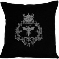 Silber, Queen Bee, Gestickt, Kissenbezug, 30, 5 cm, 14 16 18 Geschenkidee von StitchnInk