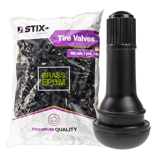 100x Gummiventile Snap-In Ventile TR413 EPDM Autoventile PKW Schlauslos Reifen von Stix