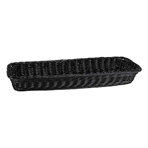 Stock Cash 55542 Tablett PP GN2/4, schwarz, 53 x 16.2 x 6.5 cm, Weide von Stock Cash