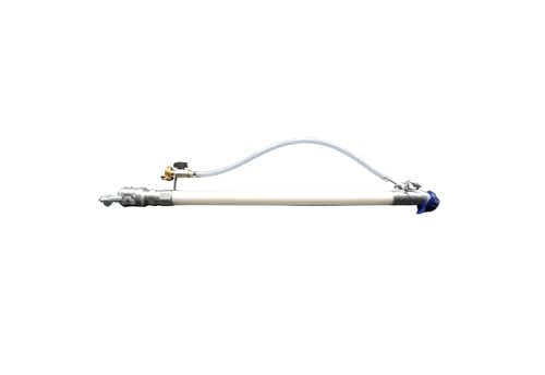 STOCK-PlasterOne® Feinputzgerät/Spritzgerät drehbar 80/100/120 cm – für Putzmaschinen wie PFT G4 – mit 14mm Feinputzdüse konisch – inkl. Alu-Kupplung – robust & anschlussfertig (80 cm) von Stock - PlasterOne