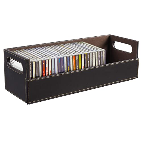 Richards Homewares CD-Tablett, stapelbar, Schokoladenbraun von Stock Your Home