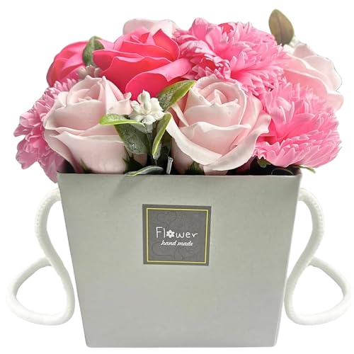 Seifenblumenstrauß, rosa Rose & Nelke - Muttertagsblumen - Valentinsblumen für Sie & Blumenstrauß für Ihre Liebsten. Seifenblumenstrauß, rosa Rose & Nelke - Muttertagsblumen - Valentinsblumen für Sie & Blumenstrauß für Ihre Liebsten. von StockStore