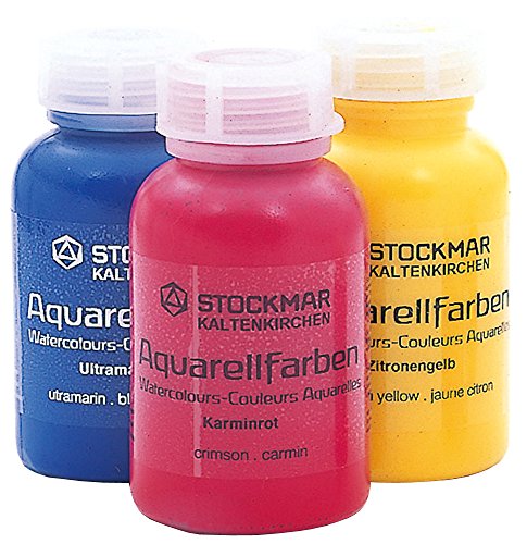 STOCKMAR - Aquarellfarben | Lebendig-leuchtende Aquarellfarbe für Kinder und Erwachsene. Flüssige Aquarellfarbe in Künstlerqualität | Farbe: Rotbraun | Inhalt: 250ml Tube von Stockmar