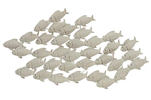 Stöberdeel Wandbild Wandobjekt Fische aus Eisen in Mattgrau Stöberdeel Wandbild Wandobjekt Fische aus Eisen in Mattgrau von Majen