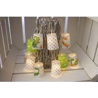 Dinosaurier - 10Er Led Batterie Lichterkette, Lichterkette Für Das Kinderzimmer, Mit Dinos Dinosaurier - 10Er Led Batterie Lichterkette, Lichterkette Für Das Kinderzimmer, Mit Dinos von Stoeberland