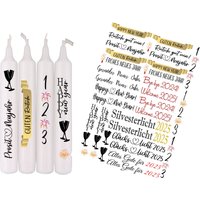 Kerzensticker, Silvester 2026 Diverse Sprüche, Für Kerzen, Mitbringsel Silvester, Material Wasserschiebefolie, Oder Rub On Kerzensticker, Silvester 2026 Diverse Sprüche, Für Kerzen, Mitbringsel Silvester, Material Wasserschiebefolie, Oder Rub On von StoeberlustKreativ