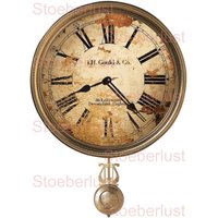 Rostige Vintage Uhr Pendel Blumen Auf A4 Decalfolie Wasserschiebefolie Wasserfest Transferfolie Möbel, Papier, Verschiedene Größen, Material von StoeberlustKreativ