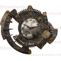 steampunk Mit Uhr Decalfolie Wasserschiebefolie Wasserfest, Transferfolie, Möbel, Papier, Größen, Material Motivgröße A 4 25 X 20 cm Ca von StoeberlustKreativ