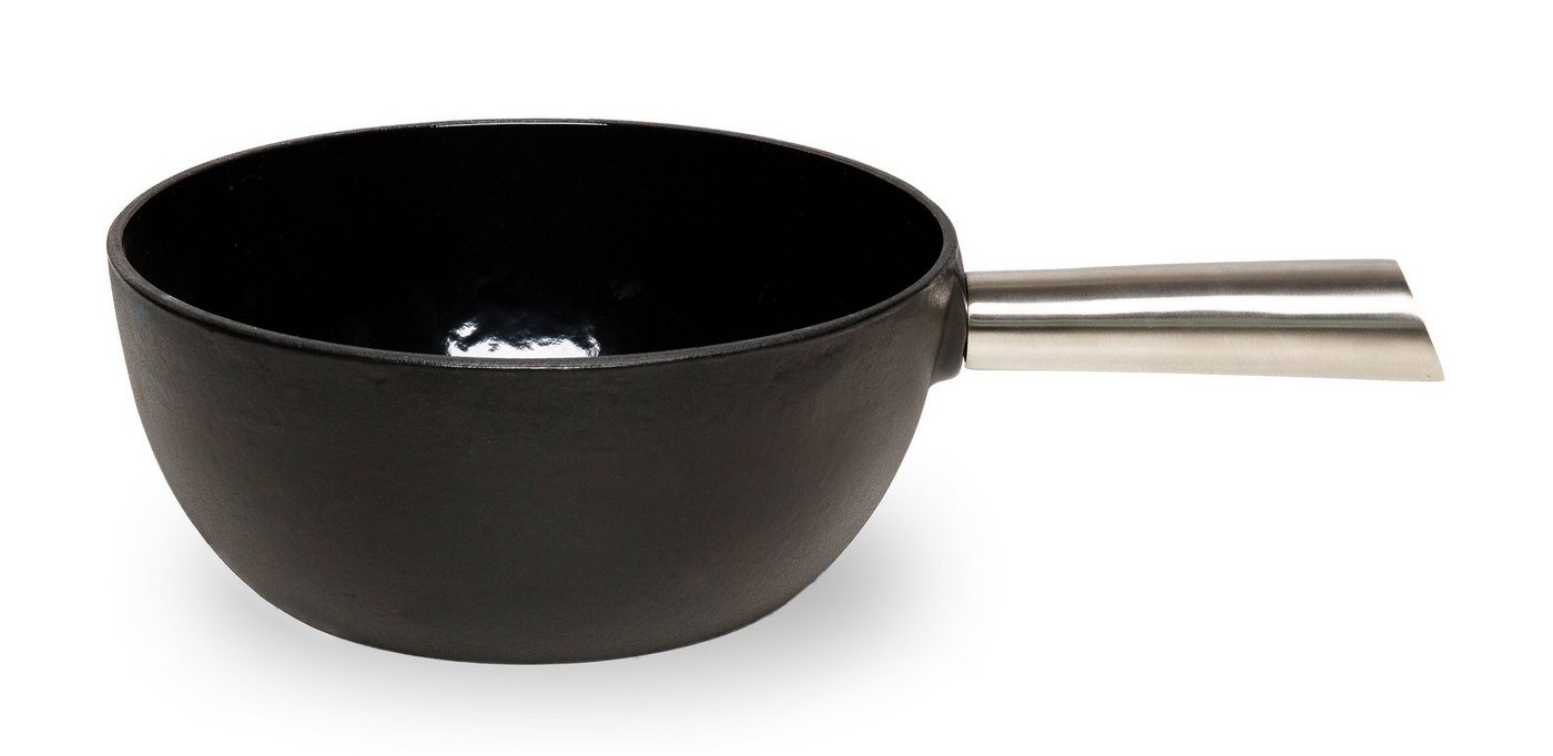 Stöckli Fonduetopf Stöckli Käsefonduecaquelon Elégance Guss, Ø 21 cm, schwarz von Stöckli