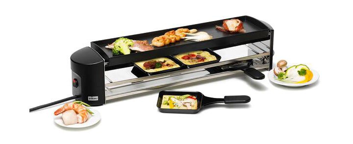 Stöckli Raclette-Grillgerät Cheeseboard Grill 50 cm 680 W anthrazit von Stöckli