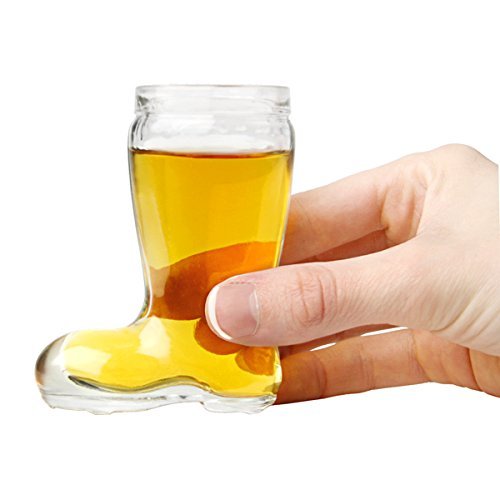 STÖLZLE OBERGLAS Bierstiefel I 12 Shotgläser I Stamper Likörgläser I 40 ml I Kurze Gläser I spülmaschinentauglich I sehr bruchresistent I hochwertiges Kristallglas I Schnapsgläser von Stölzle Lausitz