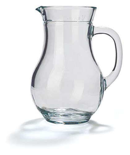 STÖLZLE OBERGLAS Karaffe Serie Carnuntum 0,5 l I 6er Set I Tonkrug-Optik I gläserne Wasserkaraffe I Weinkaraffe I aus hochwertigem Glas I bruchresistent und spülmaschinenfest von Stölzle Lausitz