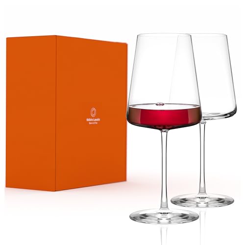 Stölzle Lausitz Bordeauxgläser Power 2er Set 650 ml – Hochwertige Weingläser ideal für Bordeaux – Moderne Bordeauxkelche aus Kristallglas für maximale Geschmacksentfaltung – Spülmaschinen- & Stoßfest Stölzle Lausitz Bordeauxgläser Power 2er Set 650 ml – Hochwertige Weingläser ideal für Bordeaux – Moderne Bordeauxkelche aus Kristallglas für maximale Geschmacksentfaltung – Spülmaschinen- & Stoßfest von Stölzle Lausitz