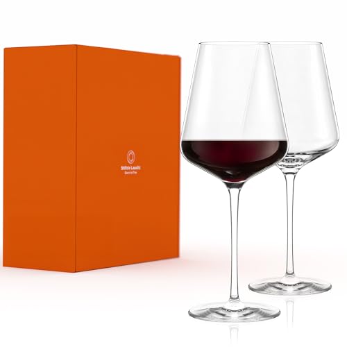 Stölzle Lausitz Bordeauxgläser Quatrophil 2er-Set 645 ml – Hochwertige Weingläser ideal für Bordeaux – Elegante Rotweingläser aus Kristallglas für maximale Aromaentfaltung – Spülmaschinen- & Stoßfest Stölzle Lausitz Bordeauxgläser Quatrophil 2er-Set 645 ml – Hochwertige Weingläser ideal für Bordeaux – Elegante Rotweingläser aus Kristallglas für maximale Aromaentfaltung – Spülmaschinen- & Stoßfest von Stölzle Lausitz