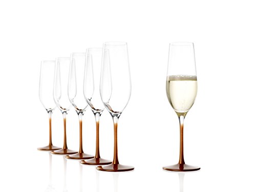Stölzle Lausitz Sektgläser Bronze Event 6er-Set 195 ml – Elegante Champagnergläser ideal für Sekt & Prosecco – Hochwertige Sektkelche mit bronzefarbenem Fuß & Stiel – Spülmaschinenfest & stoßfest Stölzle Lausitz Sektgläser Bronze Event 6er-Set 195 ml – Elegante Champagnergläser ideal für Sekt & Prosecco – Hochwertige Sektkelche mit bronzefarbenem Fuß & Stiel – Spülmaschinenfest & stoßfest von Stölzle Lausitz