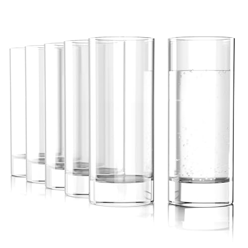 Stölzle Lausitz Wassergläser New York Bar 6er-Set 260 ml – Allroundgläser für Wasser, Saft & Cocktails – Elegante Trinkgläser aus bleifreiem Kristallglas – Spülmaschinen- & stoßfest, Made in Germany von Stölzle Lausitz