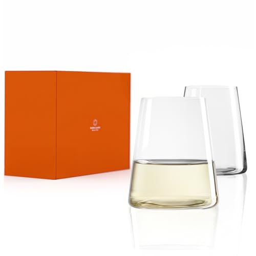 Stölzle Lausitz Weißweinbecher Power 2er-Set 380 ml – Moderne Weingläser ohne Stiel für maximale Aromaentfaltung – Flache Weißweingläser aus Kristallglas – Spülmaschinen- & Stoßfest, Made in Germany Stölzle Lausitz Weißweinbecher Power 2er-Set 380 ml – Moderne Weingläser ohne Stiel für maximale Aromaentfaltung – Flache Weißweingläser aus Kristallglas – Spülmaschinen- & Stoßfest, Made in Germany von Stölzle Lausitz