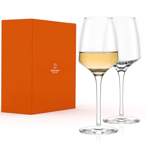 Stölzle Lausitz Weißweingläser Experience 2er-Set 350 ml – Hochwertige Weingläser ideal für Weißwein & Aperitif – Eleganter Weißweinkelch aus Kristallglas – spülmaschinenfest & Made in Germany von Stölzle Lausitz