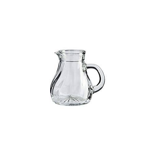 Stölzle Oberglas Wasserkrug Glas Salzburg 6er Set/Stabiler Glaskrug 0,125 Liter/Hochwertiger Glas Krug und Karaffe Glas geeignet als Wasserkaraffe, Karaffe für Limonade, Saftkrug von Stölzle Lausitz