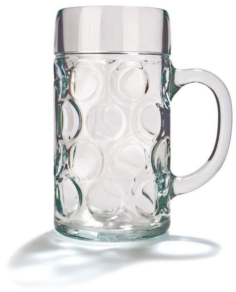 Stölzle-Oberglas Bierglas Stölzle Masskrug ISAR 1Liter 6er, Kristallglas von Stölzle-Oberglas