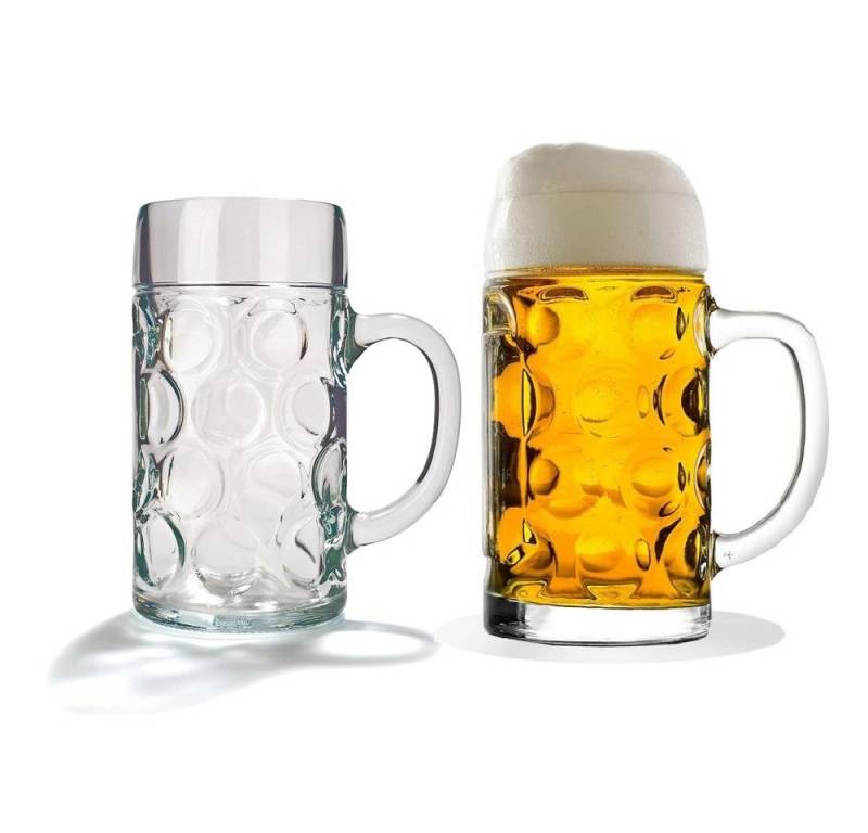 Stölzle-Oberglas Bierglas Stölzle Oberglas Isar Bierkrug 0,4 l 2er Set, Kristallglas von Stölzle-Oberglas