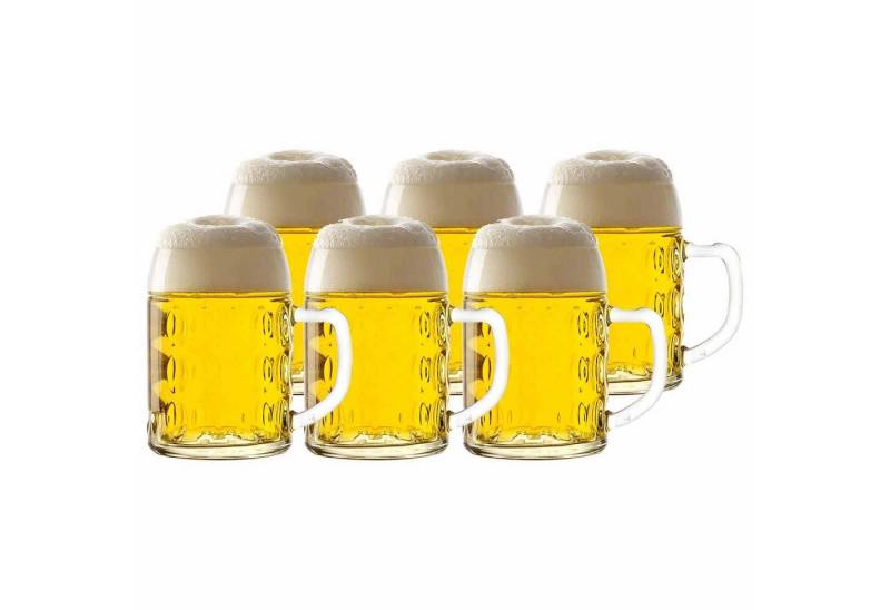 Stölzle Bierkrug Kaiser Bierkrüge 0,5 Liter 6er Set, Glas von Stölzle