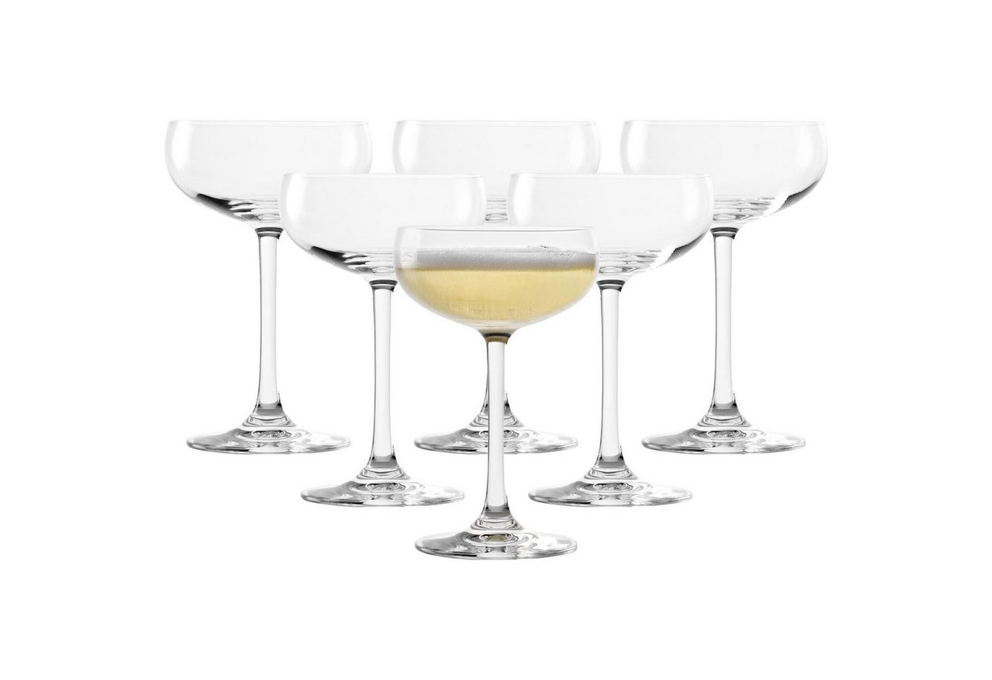 Stölzle Champagnerglas Jive Sektschalen 230 ml 6er Set, Glas von Stölzle